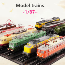 Load image into Gallery viewer, 1/87 train model toy car old locomotive electric locomotive micro view restoring ancient ways materials of furnishing articles
