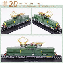 Load image into Gallery viewer, 1/87 train model toy car old locomotive electric locomotive micro view restoring ancient ways materials of furnishing articles

