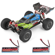 Load image into Gallery viewer, Wltoys 144001 1:14 2.4G 4WD High Speed Racing RC Car Vehicle Models 60km/h Two Battery 7.4V 2600mAh Remote Control Cars Model
