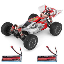 Load image into Gallery viewer, Wltoys 144001 1:14 2.4G 4WD High Speed Racing RC Car Vehicle Models 60km/h Two Battery 7.4V 2600mAh Remote Control Cars Model
